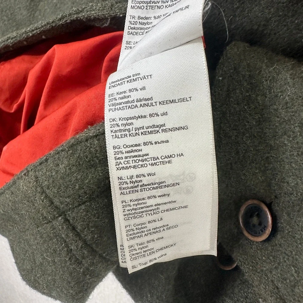 Marmot Wool Blend Shacket Shirt Jacket Mens XXL Olive Green Gorpcore Quilted